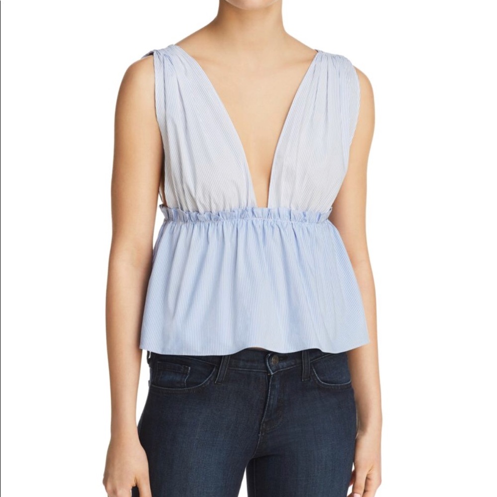 AQUA STRIPED PLUNGING V TANK